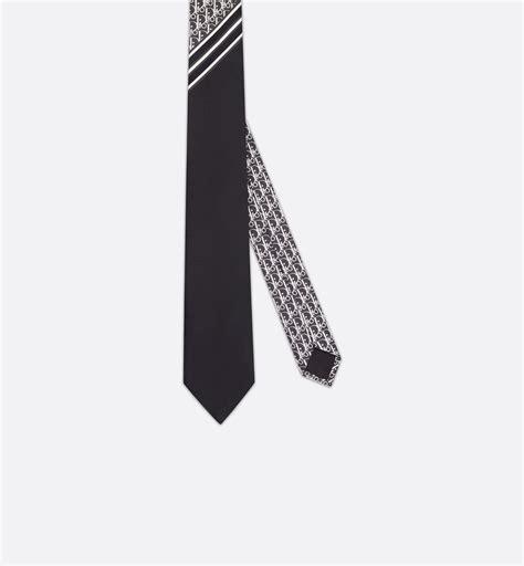 black Dior tie